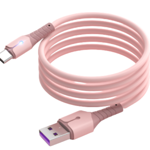 PC20 USB to Type C Silicone Fast Charging Data Cable 10V 2A 1M